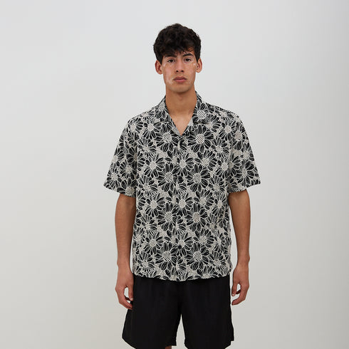 Sunflower Cayo SS Shirt Black 1165 Degli Uberti